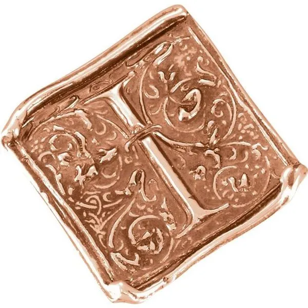 Posh Mommy® Vintage-Inspired Initial Ring Long Jewelers Chesapeake, VA