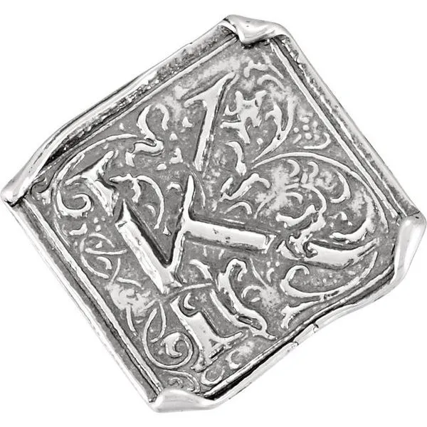 Posh Mommy® Vintage-Inspired Initial Ring James Wolf Jewelers Mason, OH