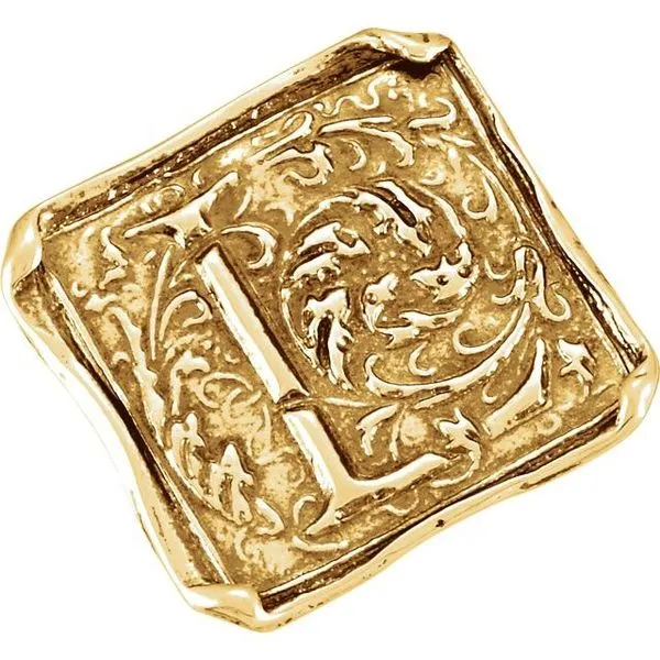 Posh Mommy® Vintage-Inspired Initial Ring James Wolf Jewelers Mason, OH
