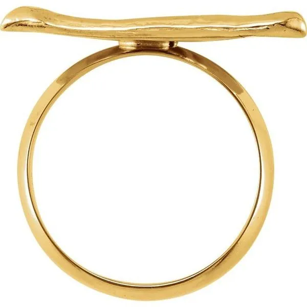 Posh Mommy® Vintage-Inspired Initial Ring Image 2 G.G. Gems, Inc. Scottsdale, AZ