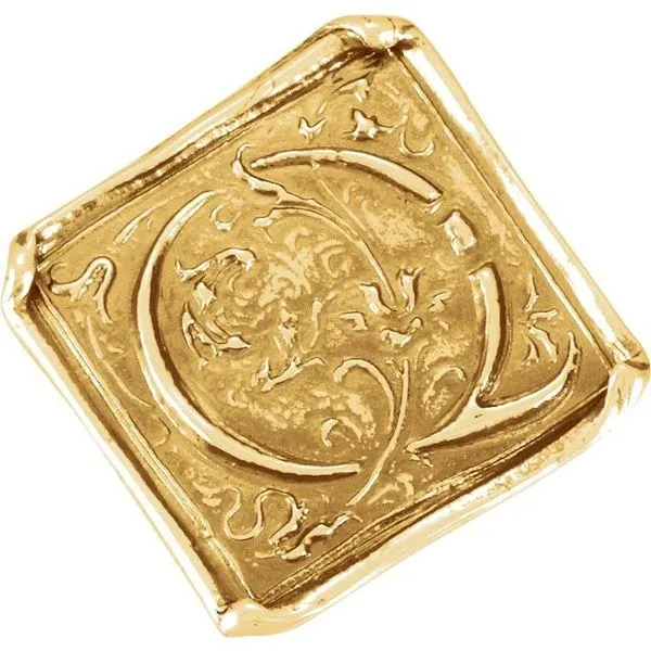 Posh Mommy® Vintage-Inspired Initial Ring James Wolf Jewelers Mason, OH