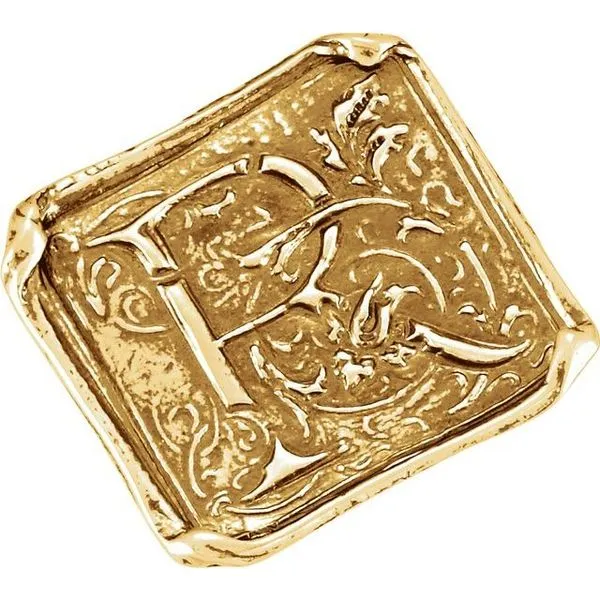Posh Mommy® Vintage-Inspired Initial Ring James Wolf Jewelers Mason, OH