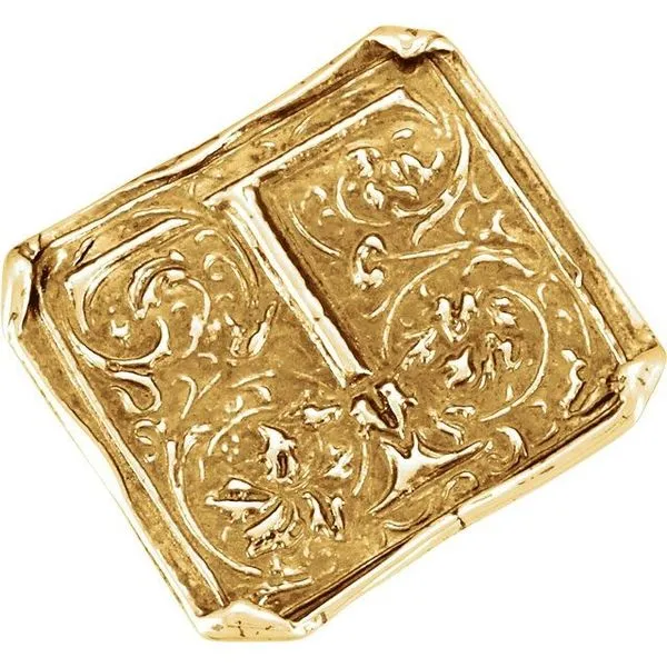 Posh Mommy® Vintage-Inspired Initial Ring Long Jewelers Chesapeake, VA