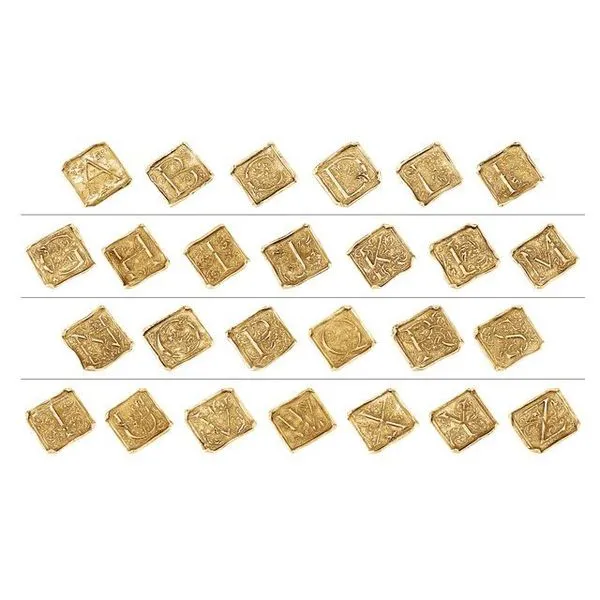 Posh Mommy® Vintage-Inspired Initial Ring Image 3 Jerald Jewelers Latrobe, PA