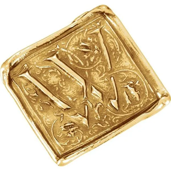 Posh Mommy® Vintage-Inspired Initial Ring James Wolf Jewelers Mason, OH