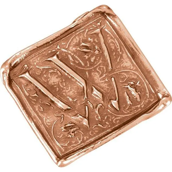 Posh Mommy® Vintage-Inspired Initial Ring Long Jewelers Chesapeake, VA