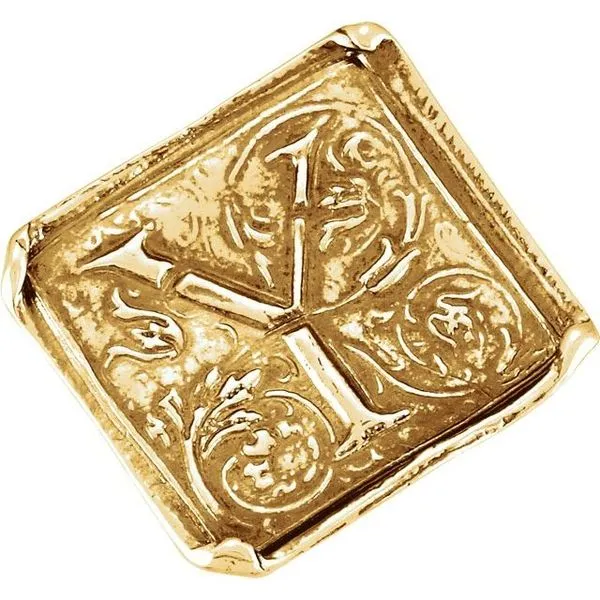 Posh Mommy® Vintage-Inspired Initial Ring James Wolf Jewelers Mason, OH