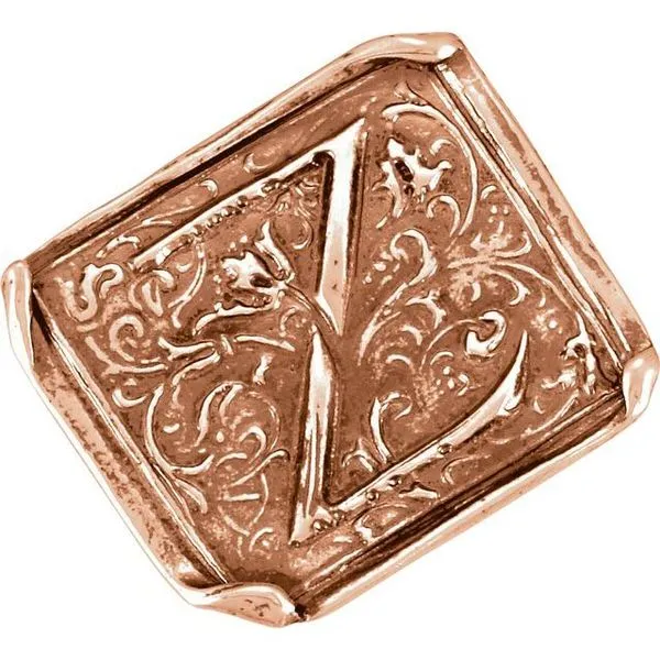 Posh Mommy® Vintage-Inspired Initial Ring James Wolf Jewelers Mason, OH