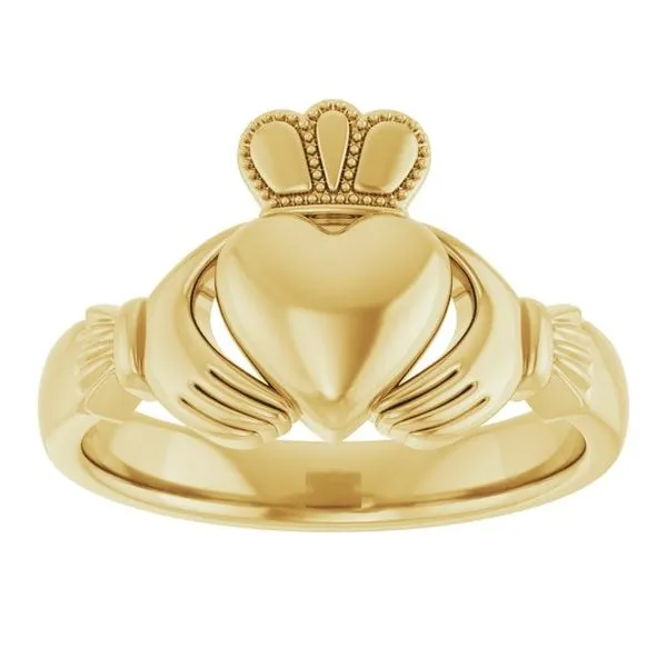 Claddagh Band Image 3 Allain's Jewelry New Iberia, LA