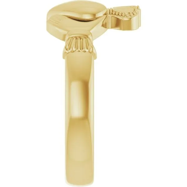 Claddagh Band Image 4 Allain's Jewelry New Iberia, LA