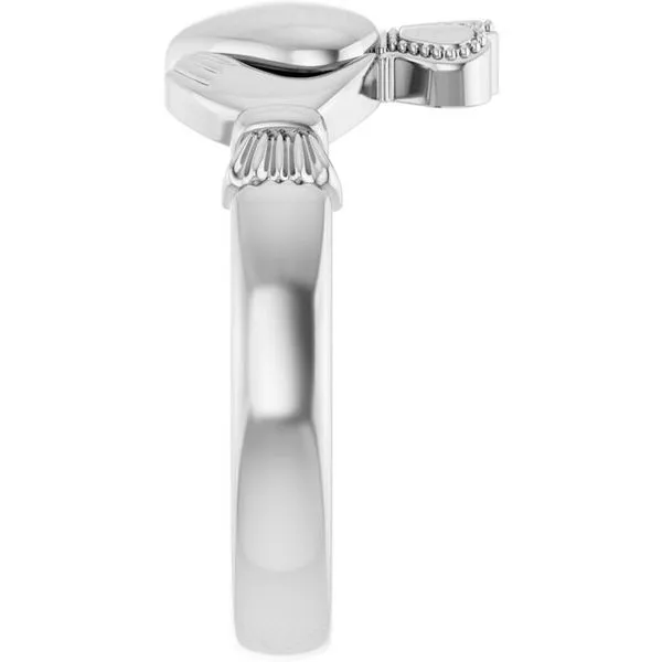 Claddagh Band Image 4 Allain's Jewelry New Iberia, LA