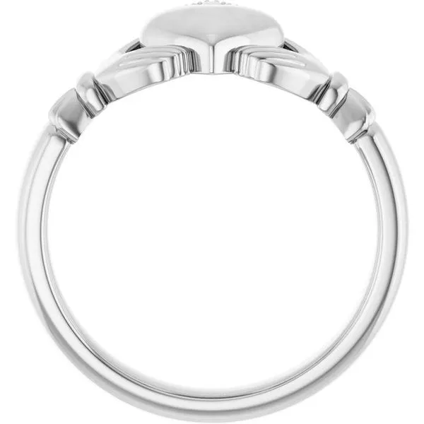 Claddagh Band Image 2 Allain's Jewelry New Iberia, LA