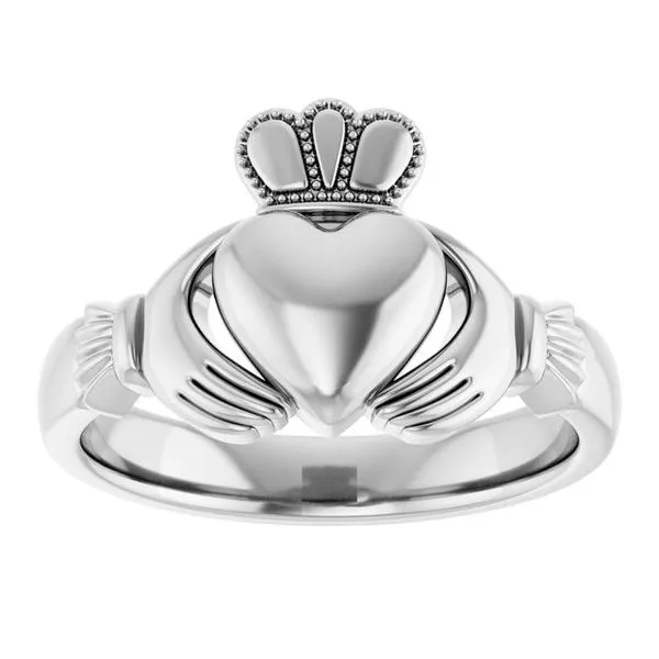 Claddagh Band Image 3 Allain's Jewelry New Iberia, LA