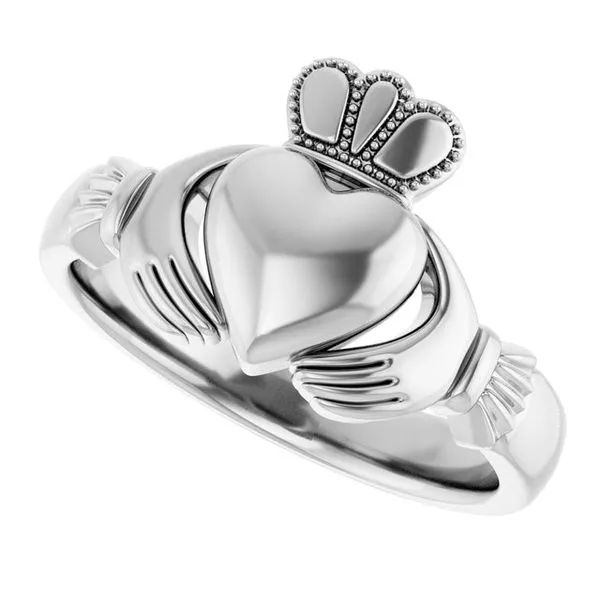 Claddagh Band Image 5 Allain's Jewelry New Iberia, LA