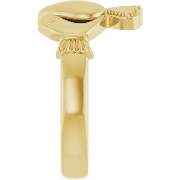 Claddagh Band Image 4 Albert's Jewelers Kingsland, GA