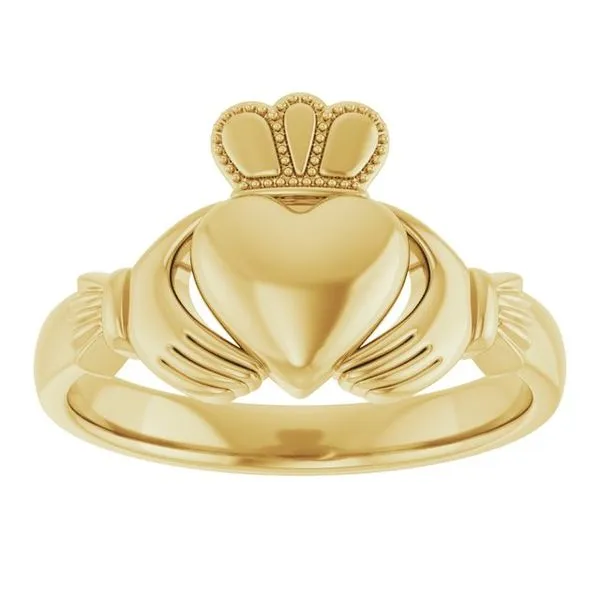 Claddagh Band Image 3 Albert's Jewelers Kingsland, GA