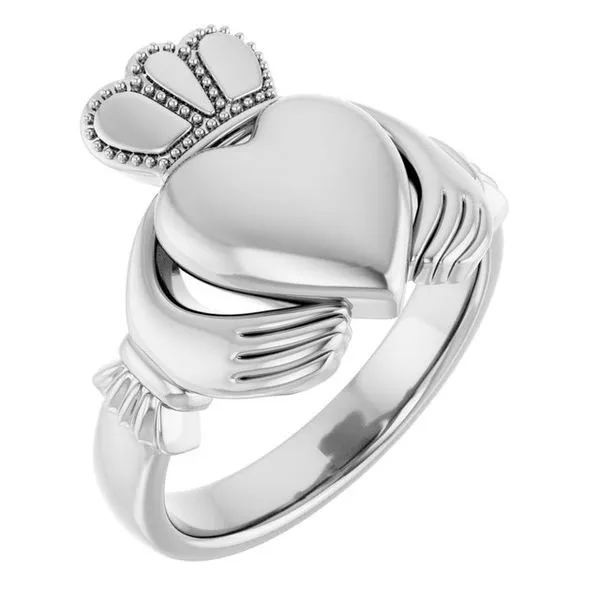 Claddagh Band L & L jewelers Scarborough, ME