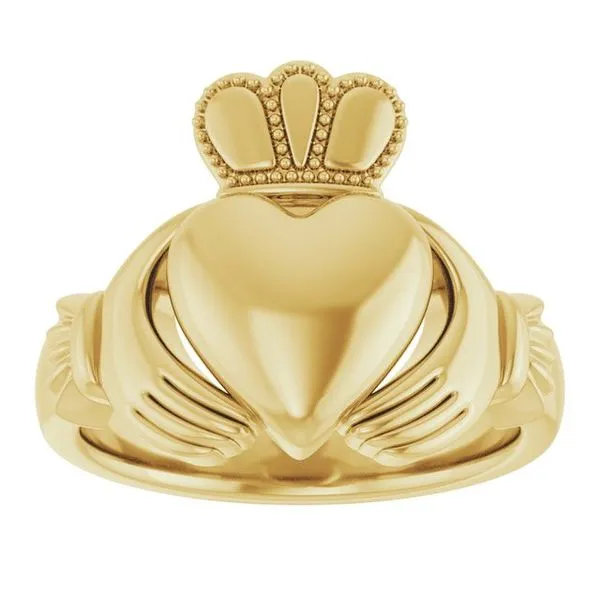 Claddagh Band Image 3 Albert's Jewelers Kingsland, GA