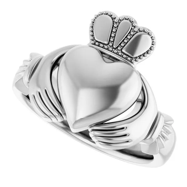 Claddagh Band Image 5 Albert's Jewelers Kingsland, GA