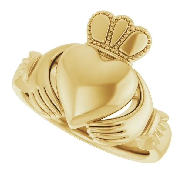 Claddagh Band Image 5 Cherry Street Jewelers Tulsa, OK