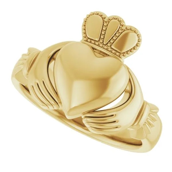 Claddagh Band Image 5 Cherry Street Jewelers Tulsa, OK