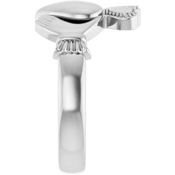 Claddagh Band Image 4 Albert's Jewelers Kingsland, GA