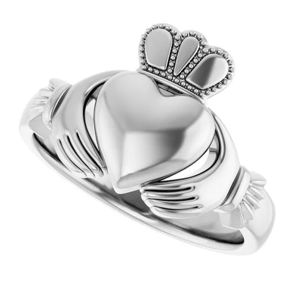 Claddagh Band Image 5 Albert's Jewelers Kingsland, GA