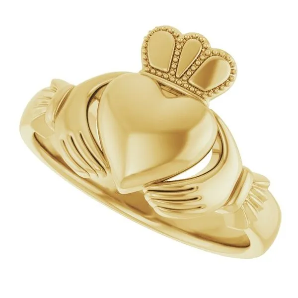 Claddagh Band Image 5 Albert's Jewelers Kingsland, GA