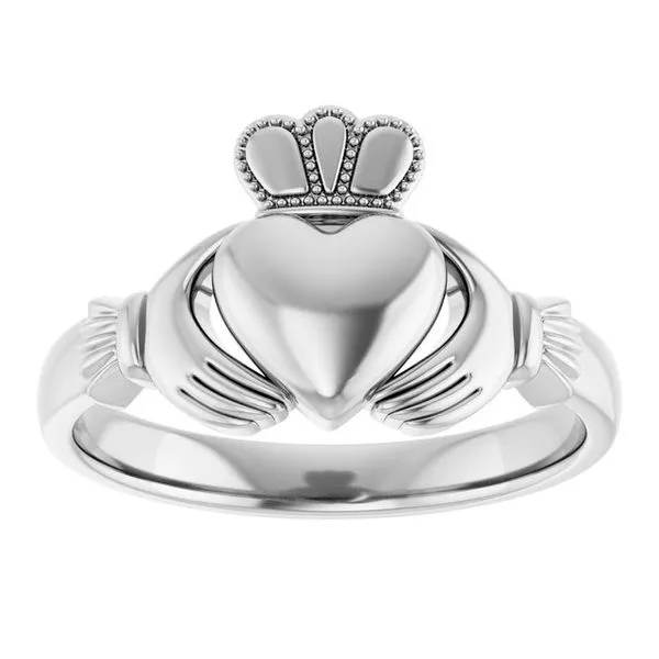 Claddagh Band Image 3 Studio D Jewelers Woodstock, IL