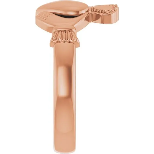 Claddagh Band Image 4 Studio D Jewelers Woodstock, IL