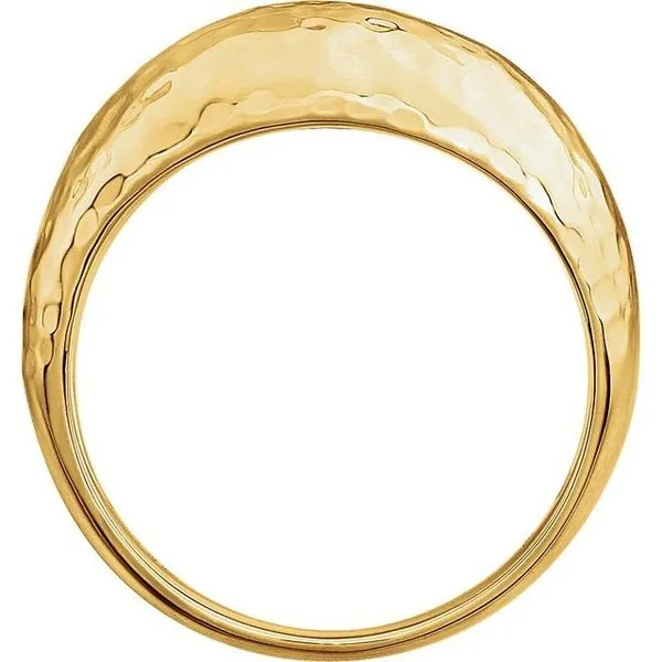 Hammered Dome Ring Image 2 Holly's Jewelry Mountain Home, AR