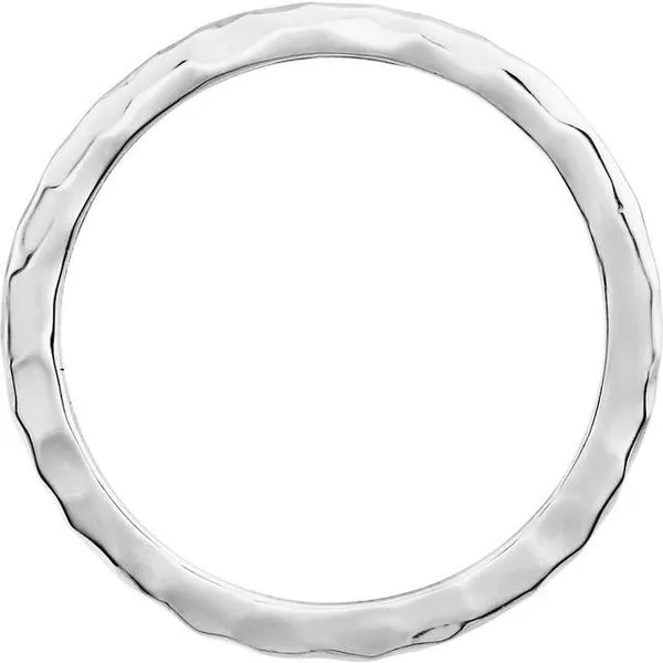 Hammered Stackable Ring Image 2 Long Jewelers Chesapeake, VA
