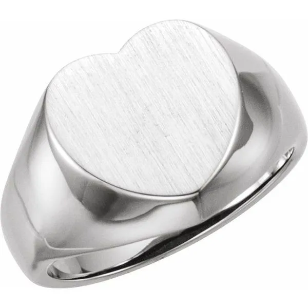 Heart Signet Ring James Wolf Jewelers Mason, OH