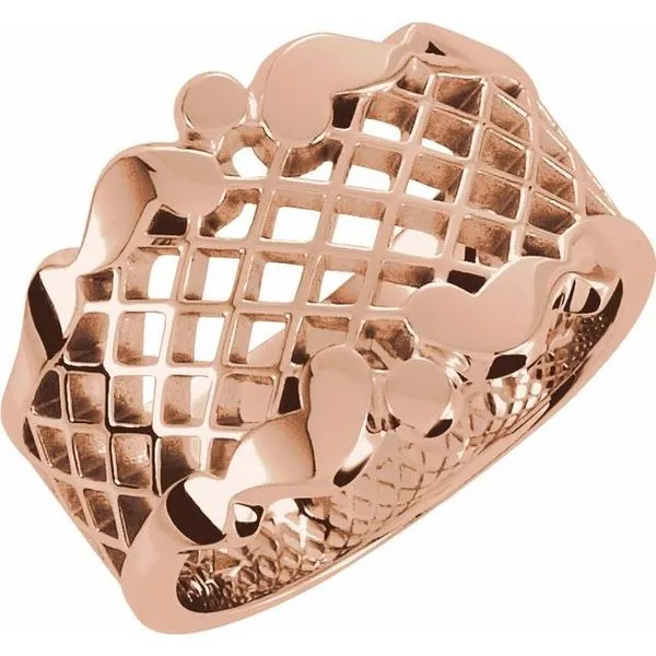 Latticework Ring James Wolf Jewelers Mason, OH