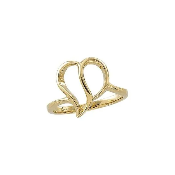 Freeform Heart Ring Long Jewelers Chesapeake, VA