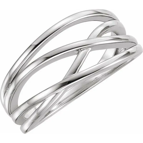 Criss-Cross Ring Image 2 Your Jewelry Box Altoona, PA