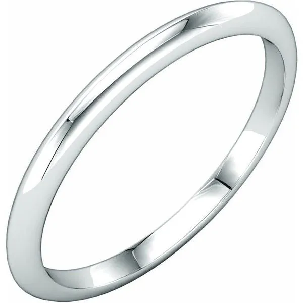 Knife Edge Band Image 2 Albert's Jewelers Kingsland, GA