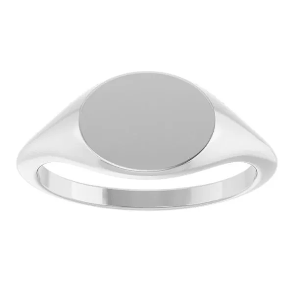 Oval Signet Ring Image 3 Milan's Jewelry Inc Sarasota, FL