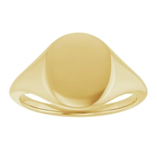 Oval Signet Ring Image 3 James Wolf Jewelers Mason, OH