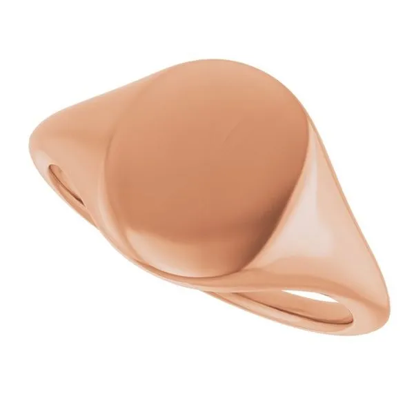 Oval Signet Ring Image 5 Milan's Jewelry Inc Sarasota, FL