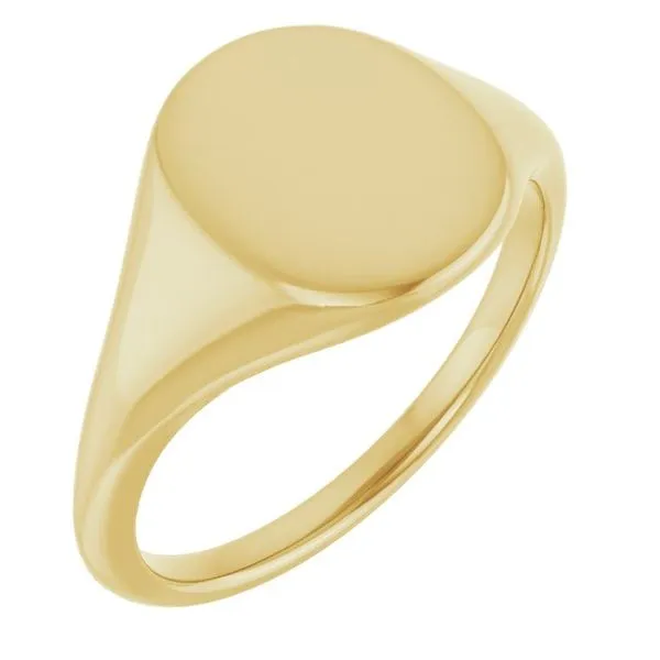 Oval Signet Ring James Wolf Jewelers Mason, OH