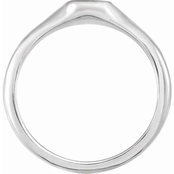 Oval Signet Ring Image 2 Milan's Jewelry Inc Sarasota, FL
