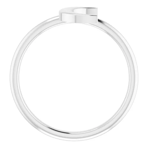 Crescent Moon Ring Image 2 James Wolf Jewelers Mason, OH