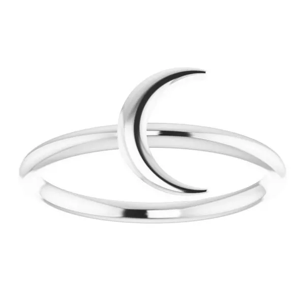 Crescent Moon Ring Image 3 James Wolf Jewelers Mason, OH