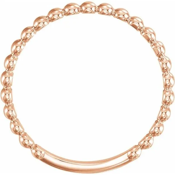 Stackable Beaded Ring Image 2 James Wolf Jewelers Mason, OH