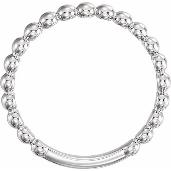 Stackable Beaded Ring Image 2 Milan's Jewelry Inc Sarasota, FL