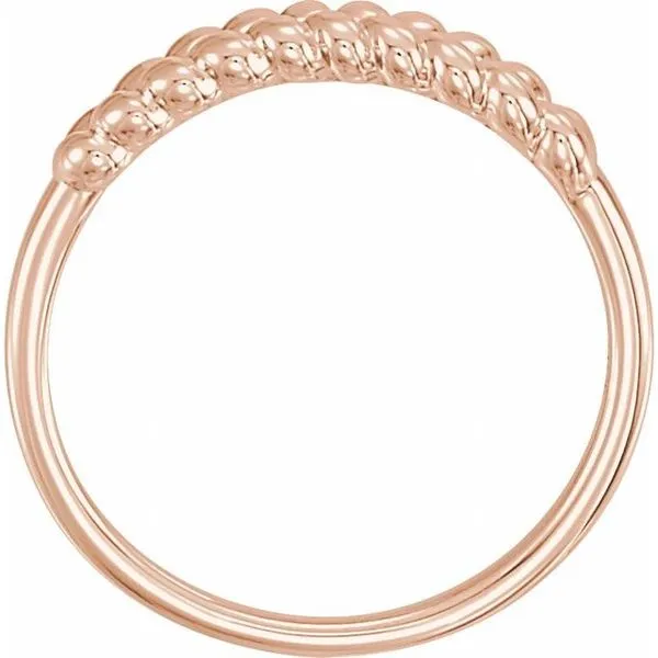 Rope Ring Image 2 James Wolf Jewelers Mason, OH