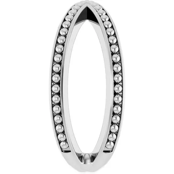 Beaded Criss-Cross Ring Image 4 Long Jewelers Chesapeake, VA