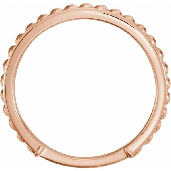 Stackable Bead Ring Image 2 Mendham Jewelers Mendham, NJ