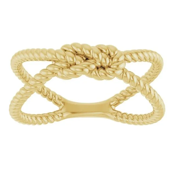 Rope Knot Ring Image 3 Jerald Jewelers Latrobe, PA